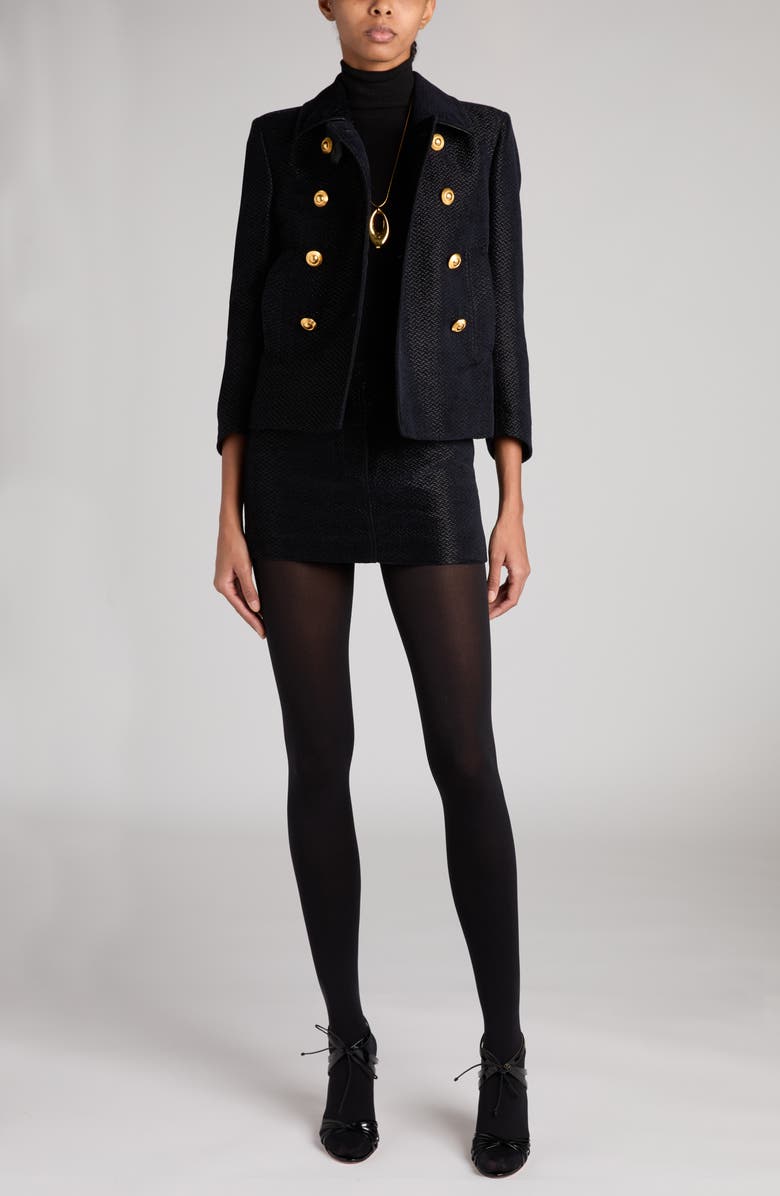 TOM FORD Double Breasted Bouclé Jacket, Alternate, color,