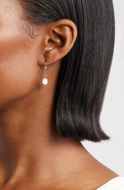 Nordstrom Floating Cubic Zirconia Drop Earrings In Gold
