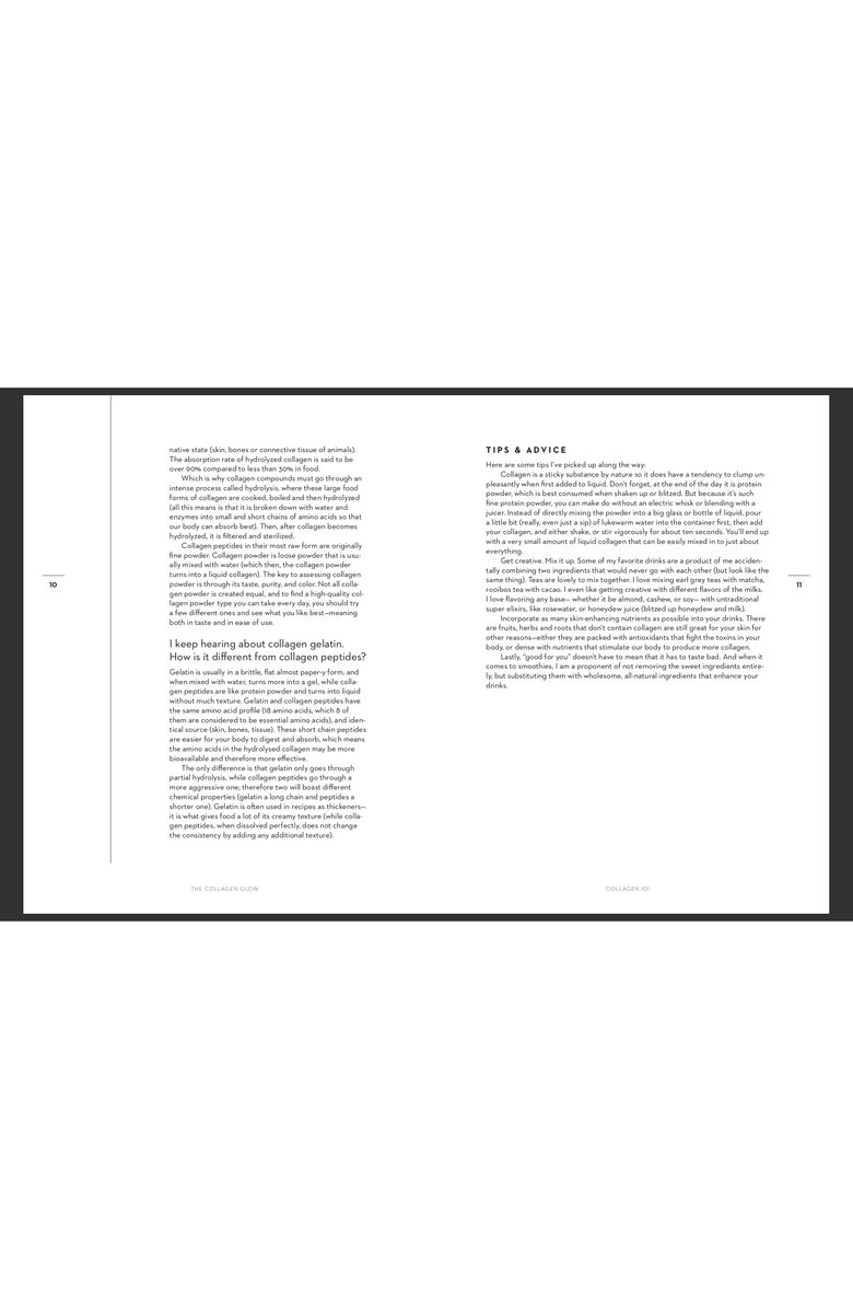 CRUSHED TONIC The Collagen Glow Founder's Cookbook, Alternate, color, Gray/ Neutral