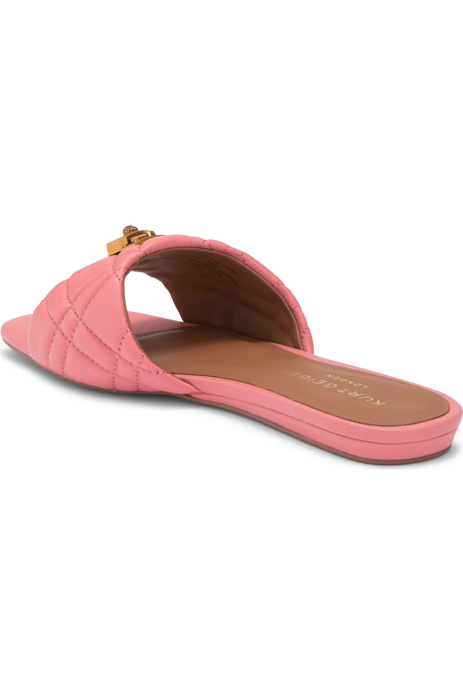 Sliding Rack Lock Kurt Geiger London Brixton Lock Slide Sandal (Women) | Nordstromrack