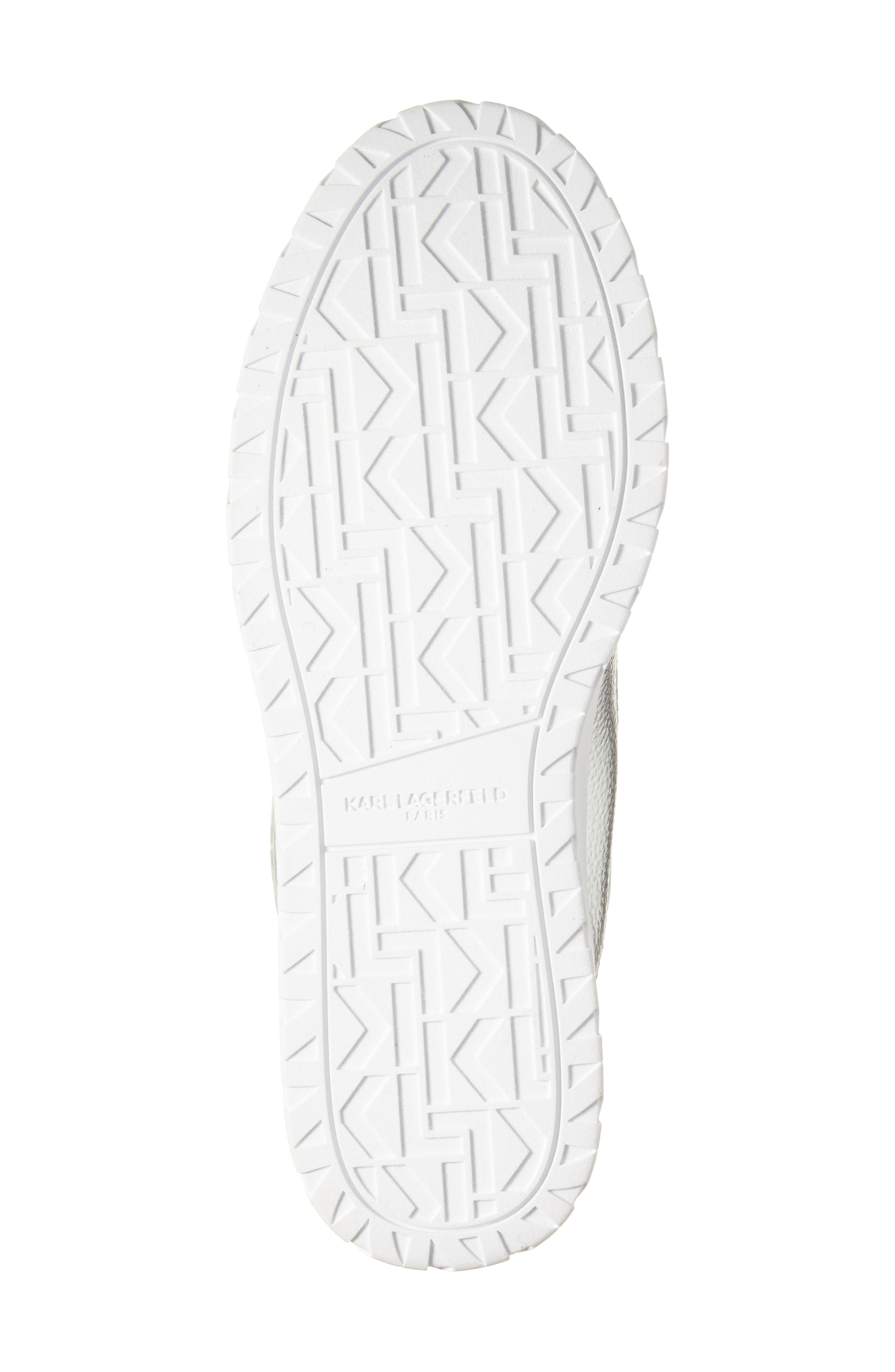 KARL LAGERFELD PARIS Bronwyn Wedge Boot, Alternate, color, Silver Iridescent