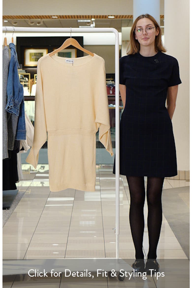 Bellamie Off the Shoulder Sweater Minidress video