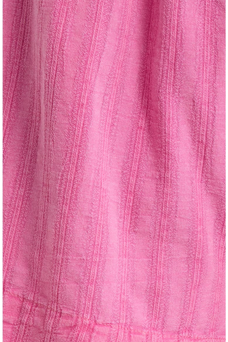 Hotel Malibu Embroidered Yarn Dyed Stripe Shorts, Alternate, color, SUPER PINK