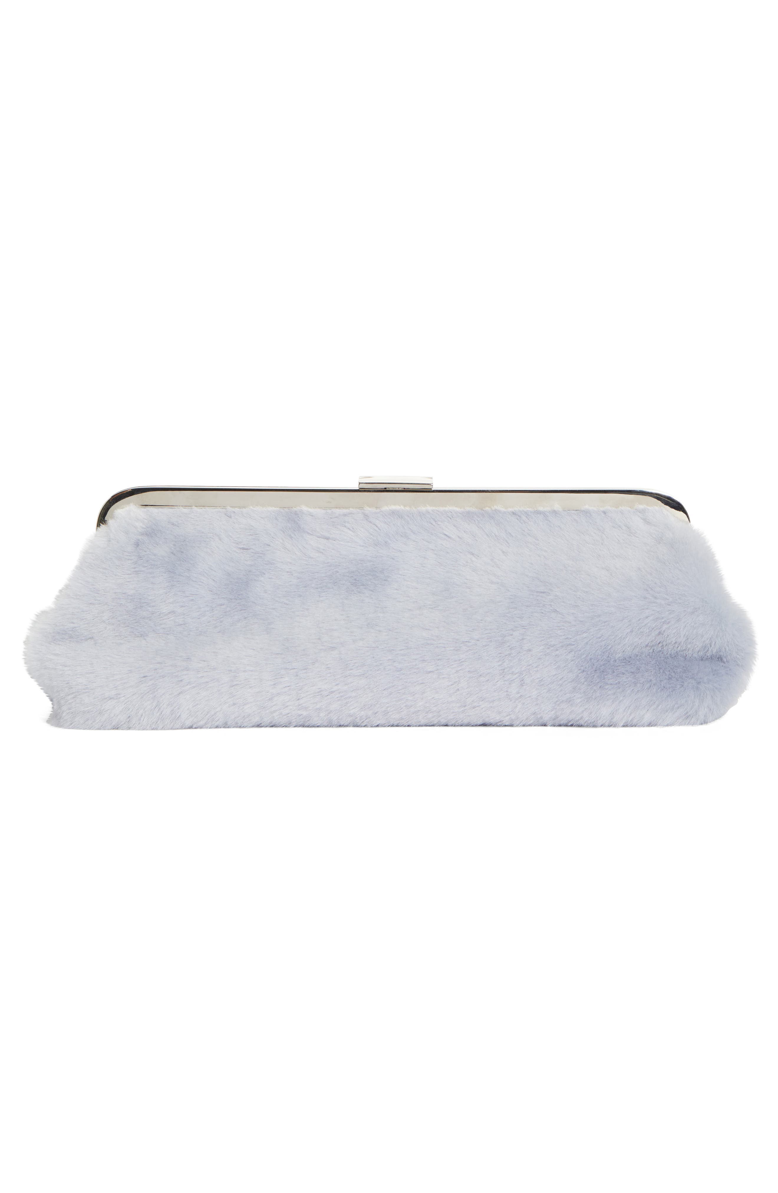 Proenza Schouler Armory Genuine Shearling Clutch, Alternate, color, Wisteria