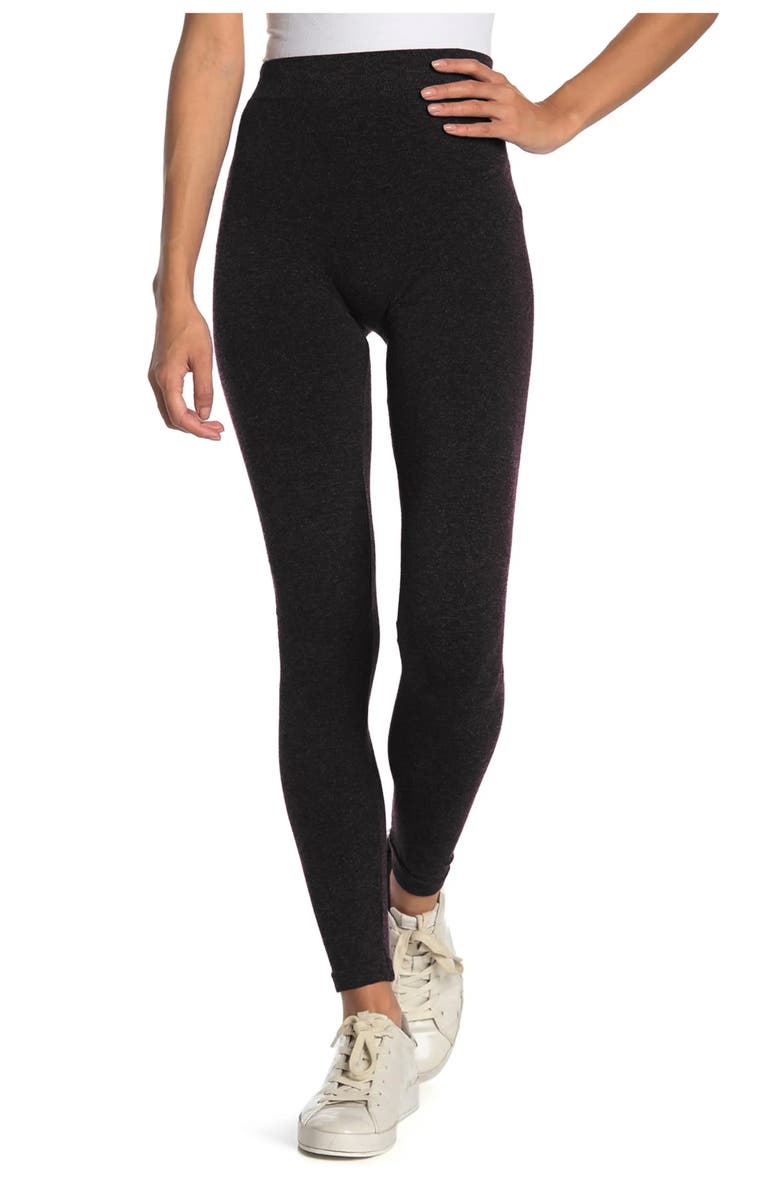 JUST ONE Faux Cashmere Leggings, Main, color,