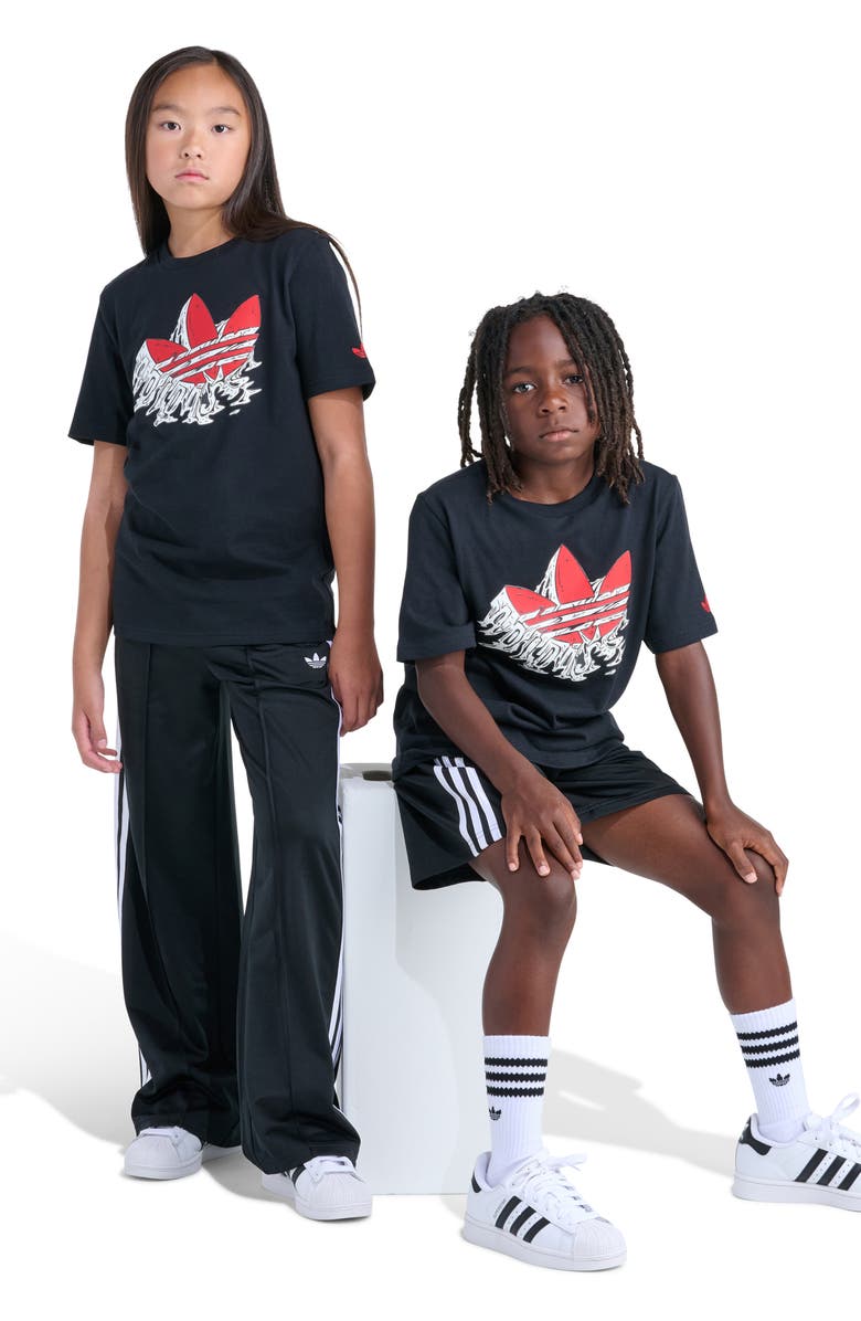 adidas Originals Kids' Gum Logo Cotton Graphic T-Shirt, Alternate, color, 