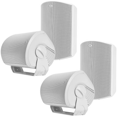 Atrium 8 All Weather Outdoor Loudspeakers - 4 Pack (Black)