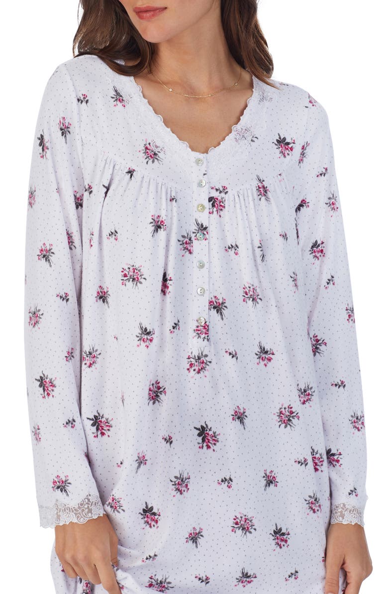 Eileen West Long Sleeve Ballet Nightgown, Alternate, color, 
