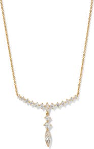Nadri Cassi Cubic Zirconia Frontal Necklace