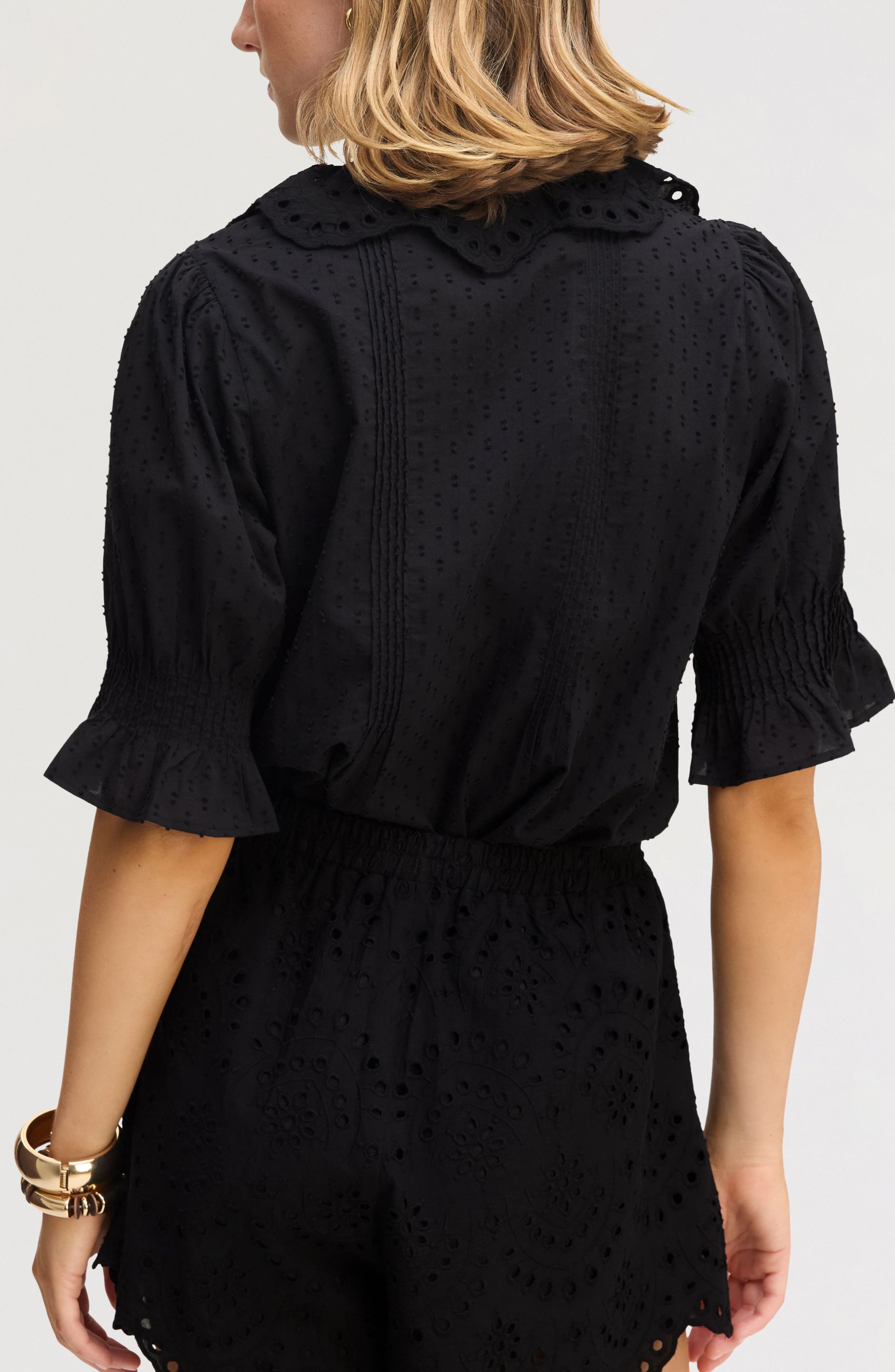 Flounce Ruffle Cotton Top - image 2