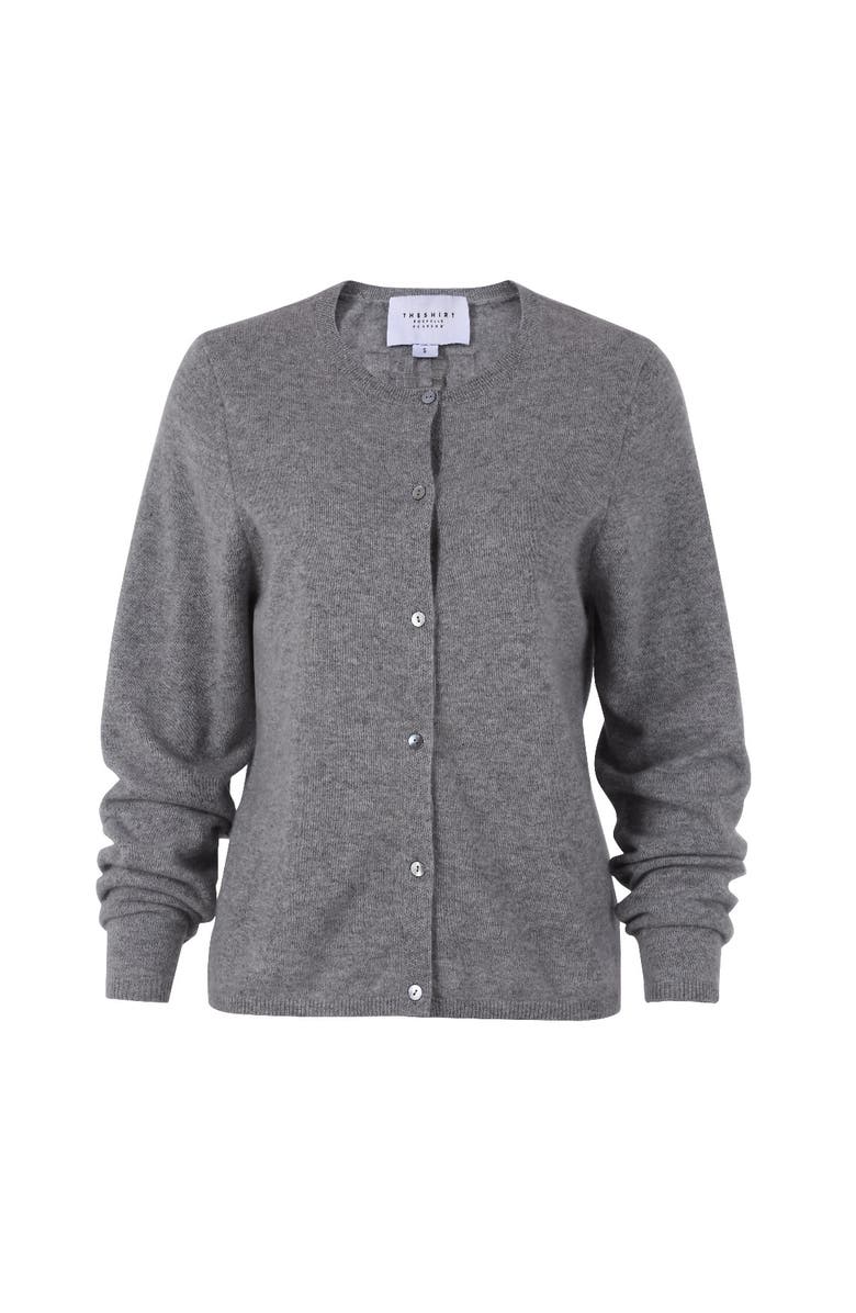 The Shirt by Rochelle Behrens The Cashmere Crew Sweater, Main, color, Heather Grey