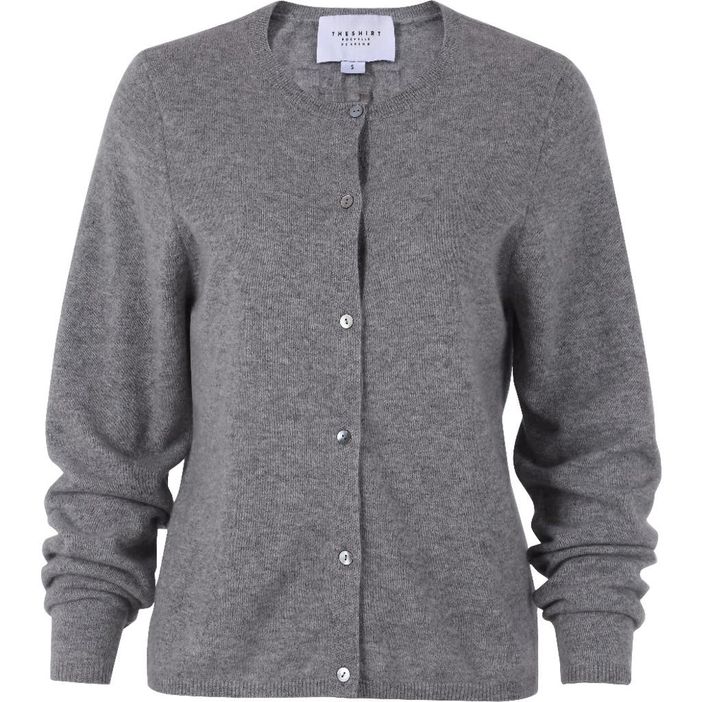 The Shirt By Rochelle Behrens The Cashmere Crew Sweater In Gray