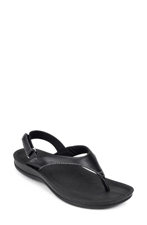 Aura Faux Leather Sandal