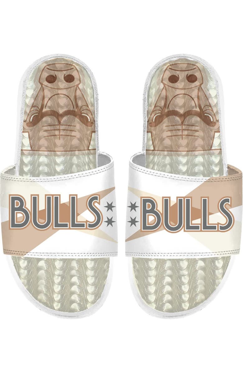 ISLIDE Men's ISlide Chicago Bulls 2024/25 City Edition Gel Slide Sandals, Alternate, color,