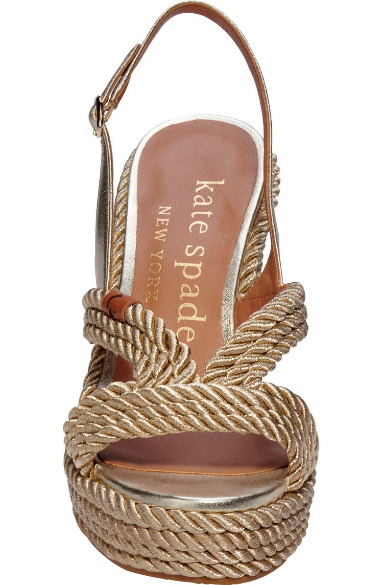 Kate Spade New York tahiti platform wedge sandal, Alternate, color,