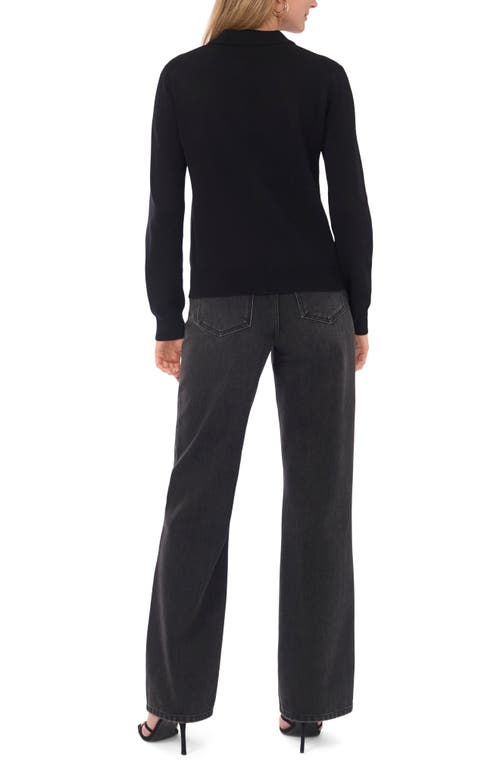 1.state Polo Cardigan In Animal Print