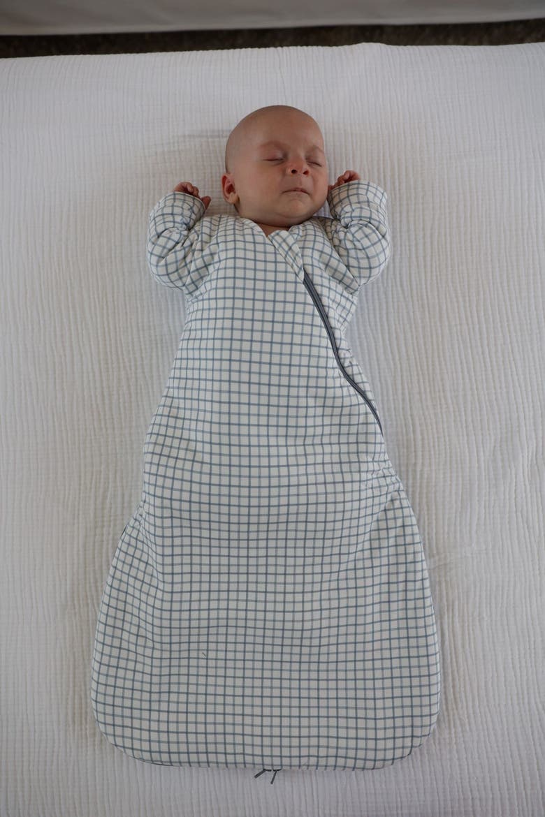 Long Sleeve Swaddle Sleep Bag, 1.0 TOG - Baby, Alternate, color, Checkmate