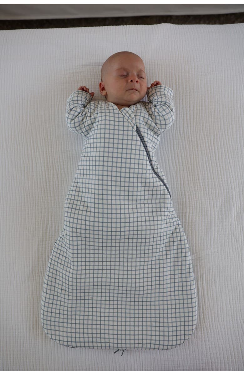 gunamuna Long Sleeve Swaddle Sleep Bag, 1.0 TOG - Baby, Alternate, color, Checkmate