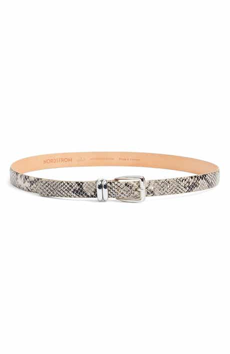 Nordstrom Katie Snakeskin Embossed Belt