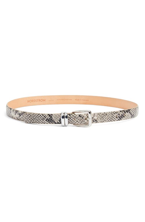 Nordstrom Katie Snakeskin Embossed Belt
