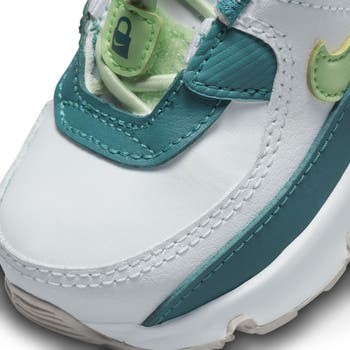 Little Kid's Nike Air high quality Max 90 Toggle White/bronze/teal 11C