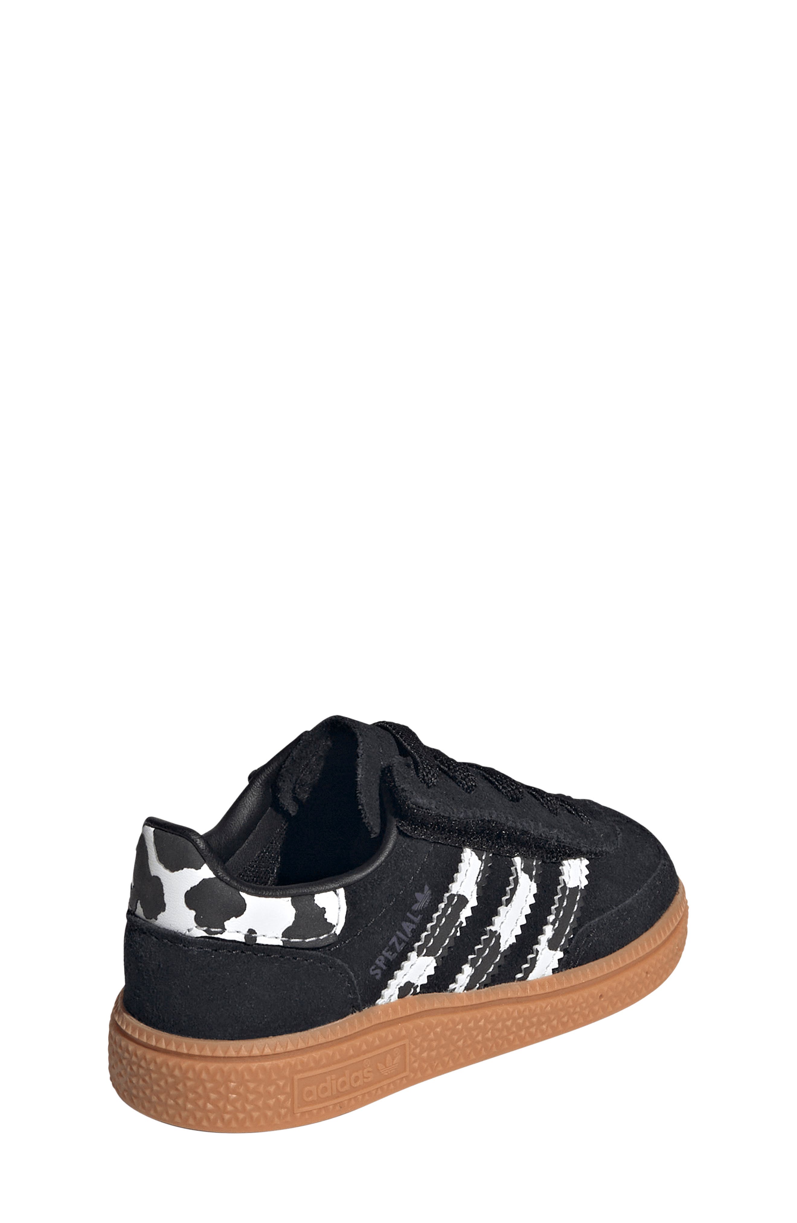 Kids' Handball Spezial Sneaker, Alternate, color, CORE BLACK/ VIOLET/ WHITE