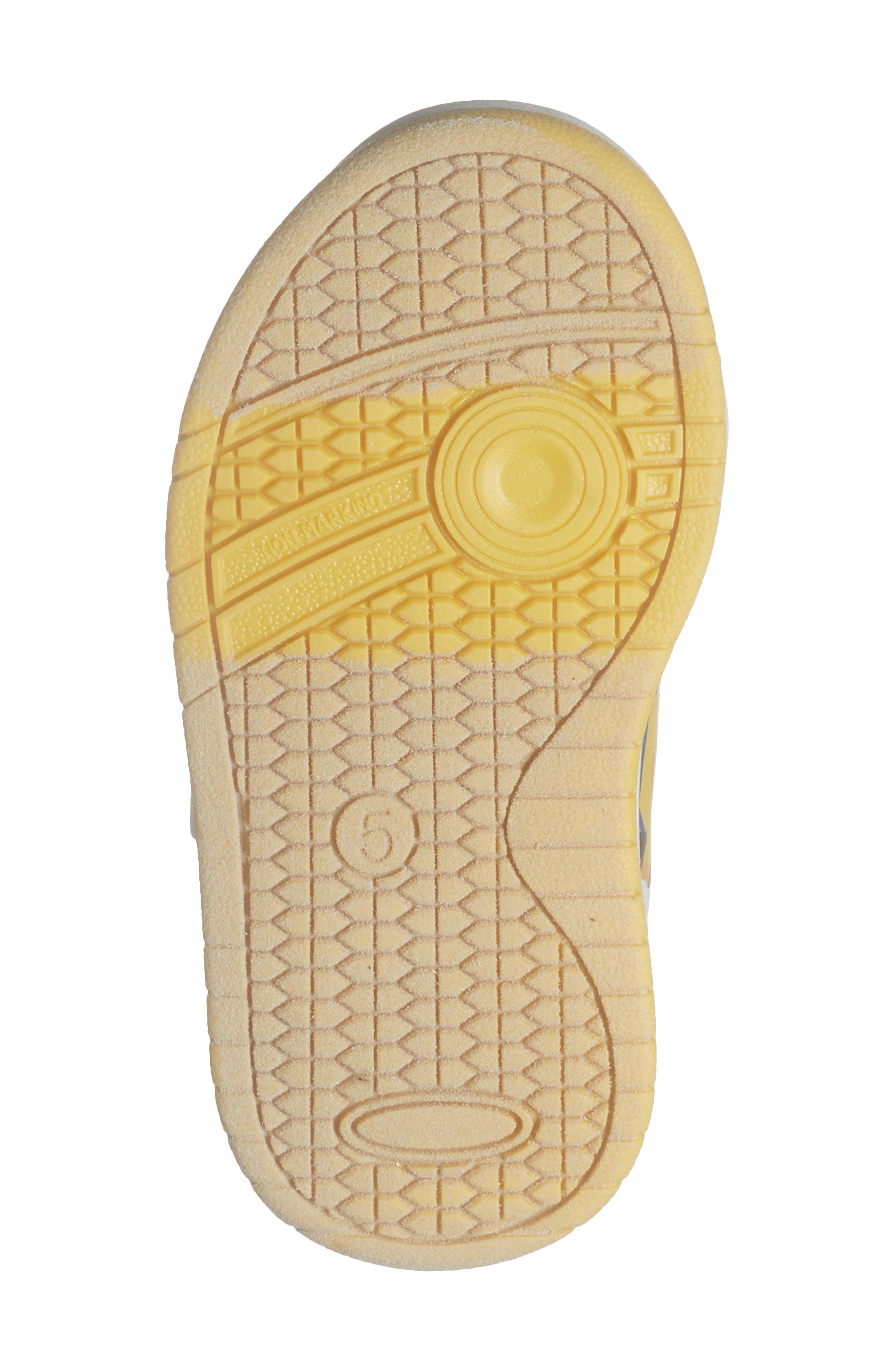 Kids' Court Sneaker, Alternate, color, YELLOW MULTI