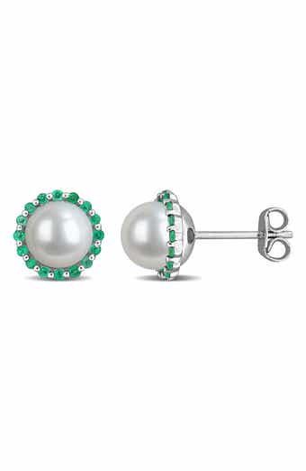 7-7.5mm Cultured Freshwater Pearl Stud Earrings