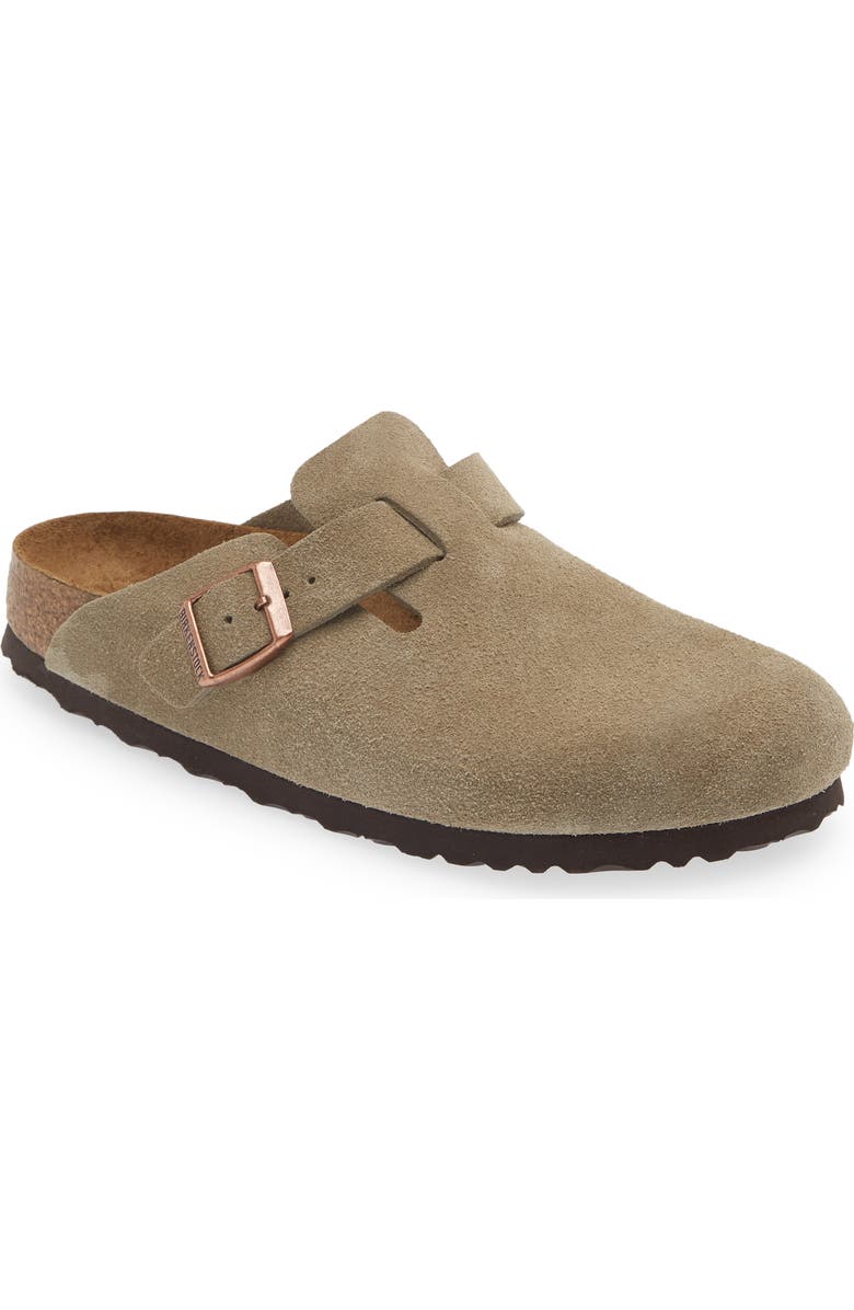 Birkenstock Boston Soft Footbed Clog, Main, color, Taupe