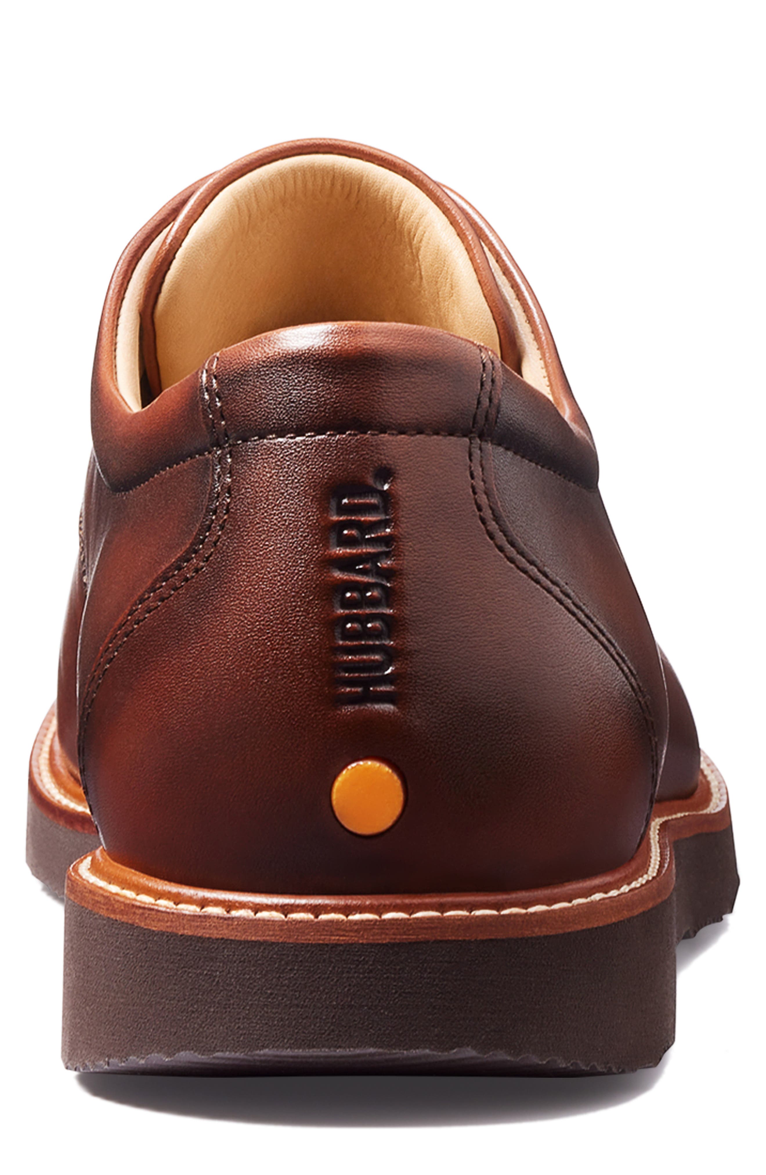 Samuel Hubbard Founder Oxford, Alternate, color, Cognac Leather