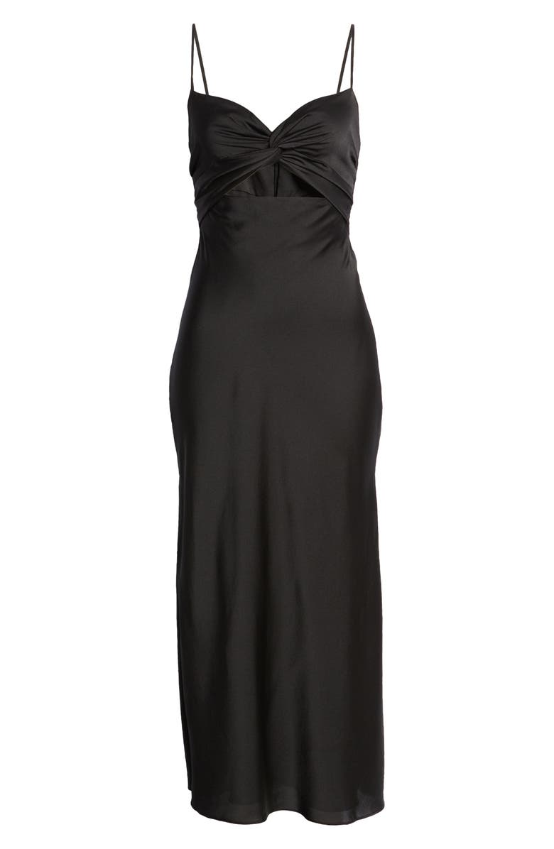 Shona Joy Cutout Twist Front Cocktail Dress, Alternate, color, 