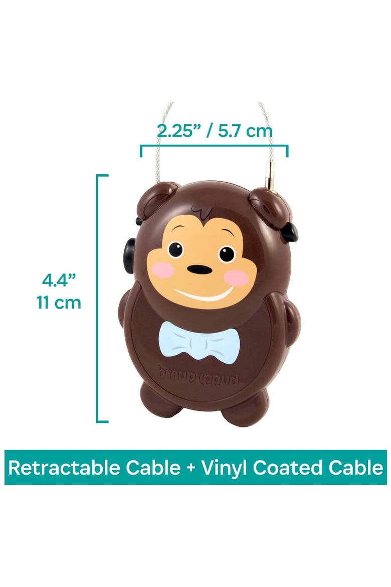 Travel Ready Stroller Lock, Alternate, color, BROWN