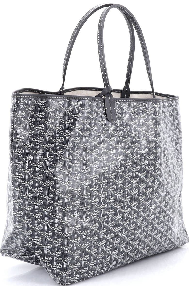 Pre-Owned Goyard Saint Louis Tote Coated Canvas GM, Alternate, color, Gray