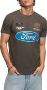 Lucky Brand Ford Racing Cotton Blend Graphic T-Shirt