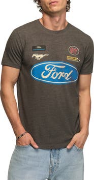 Lucky Brand Ford Racing Cotton Blend Graphic T-Shirt