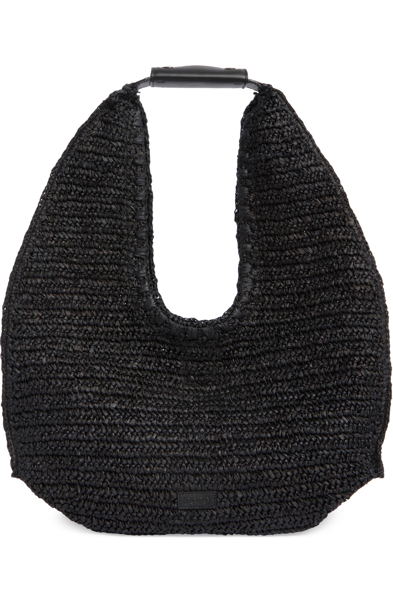 BCBG Woven Raffia Shoulder Bag | Nordstromrack