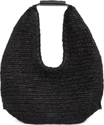 Woven Raffia Shoulder Bag