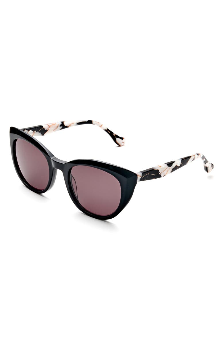 Gemma Styles Heart Of Glass 52mm Cat Eye Sunglasses, Alternate, color, 