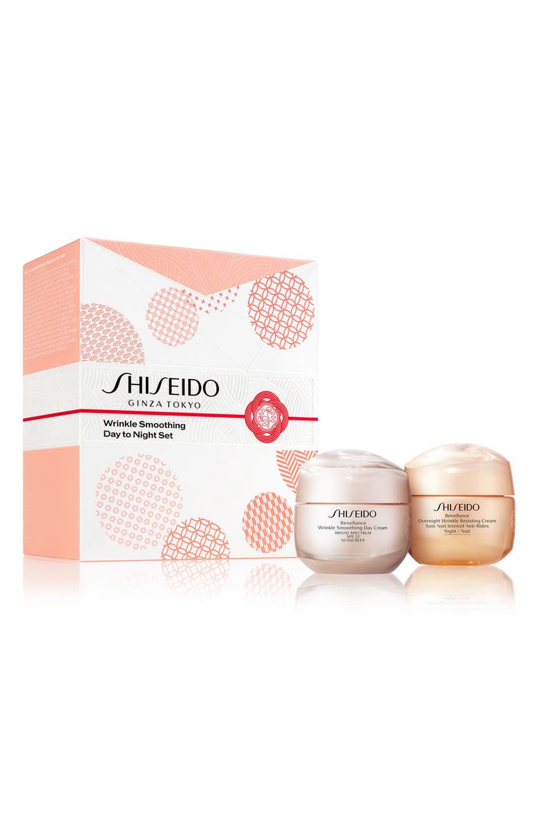 Shiseido Benefiance Wrinkle Smoothing Day To Night Set (Nordstrom Exclusive) (Limited Edition) $174 Value, Main, color,