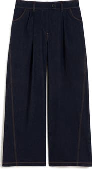 MM by Max Mara Sarta Wide Leg Jersey Trouser Jeans