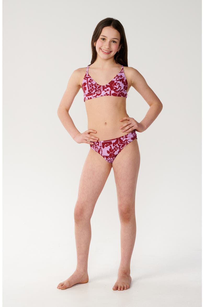Kids' Pacific Coast Two-Piece Swimsuit, Alternate, color, LILAC