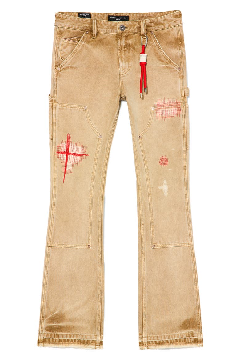 Lenny 603 Carpenter Bootcut Jeans, Alternate, color, KHAKI CANVAS