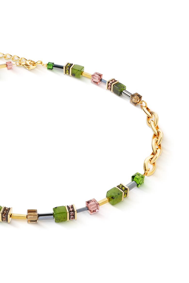 Geocube® Chunky Chain Necklace, Alternate, color, Green