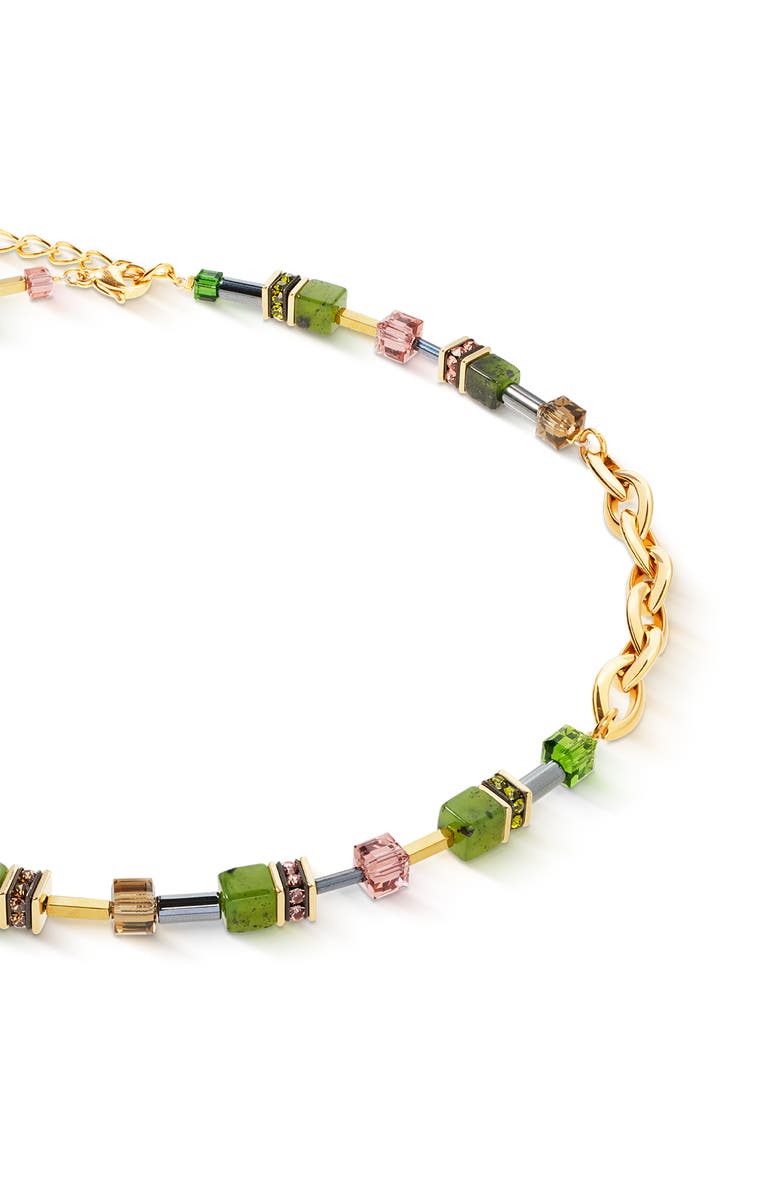 COEUR DE LION Geocube<sup>®</sup> Chunky Chain Necklace, Alternate, color, Green