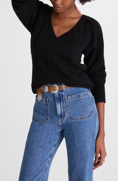 V-Neck Merino Wool Sweater