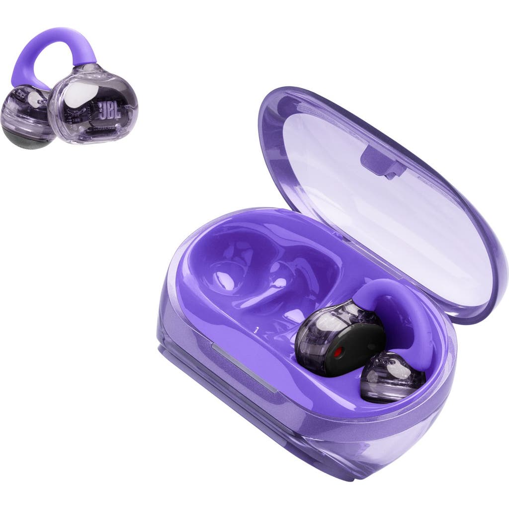 JBL Soundgear Clips True Wireless Open-Ear Headphones in Purple at Nordstrom