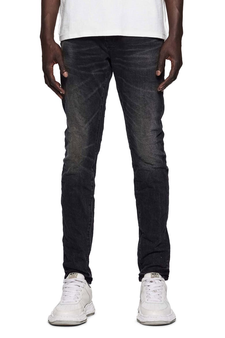 Highgate Skinny Jeans, Main, color, BLACK
