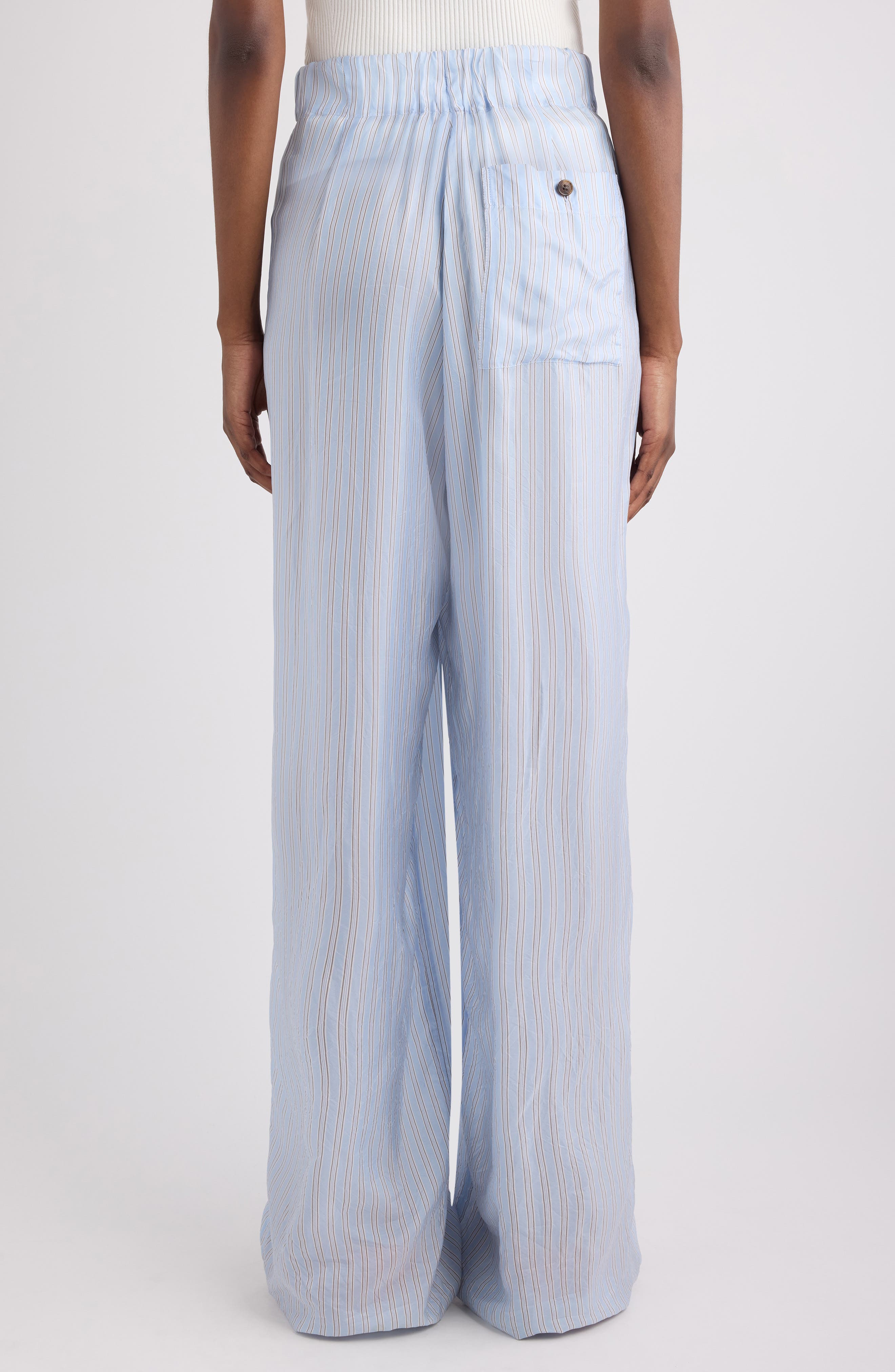 Dries Van Noten Pila Super Compact Stripe Supima® Cotton Poplin