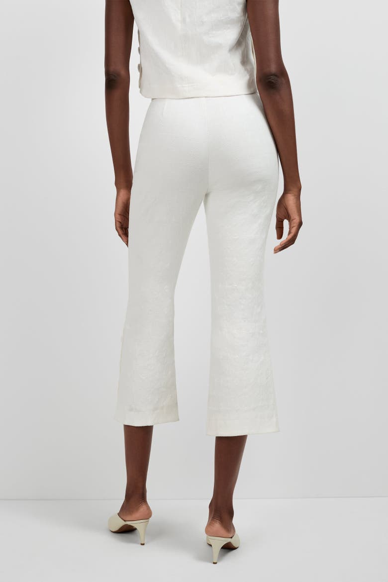 Tortona Button Hem Pants, Alternate, color, Whitewash
