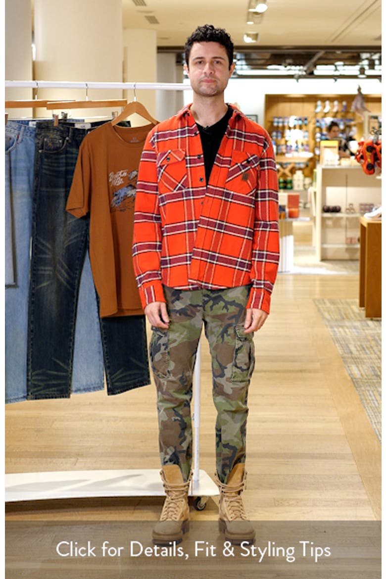 Bowery Standard Fit Plaid Heavyweight Cotton Flannel Button-Up Shirt video